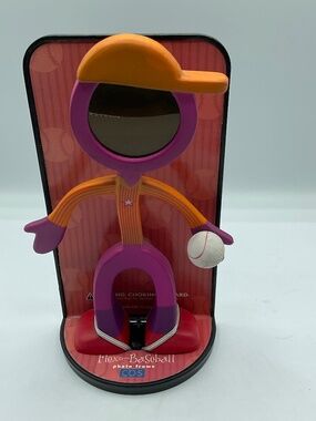 vintage "Flexo-Baseball" bendable photo frame manufactured by CBS Designs 90s